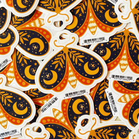 Cosmic Moth Sticker