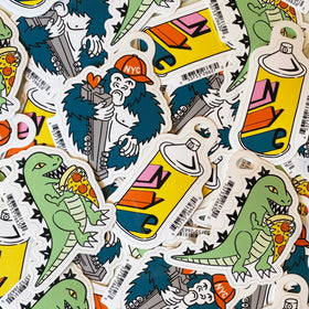 Kaiju NYC Pizza Sticker