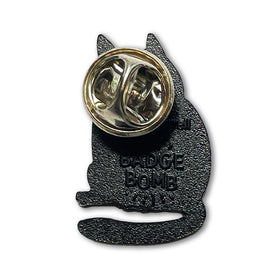 Sourpuss Cat Enamel Pin