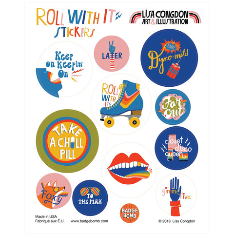 Roll With It Sticker Sheets
