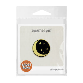 Crescent Moon Enamel Pin