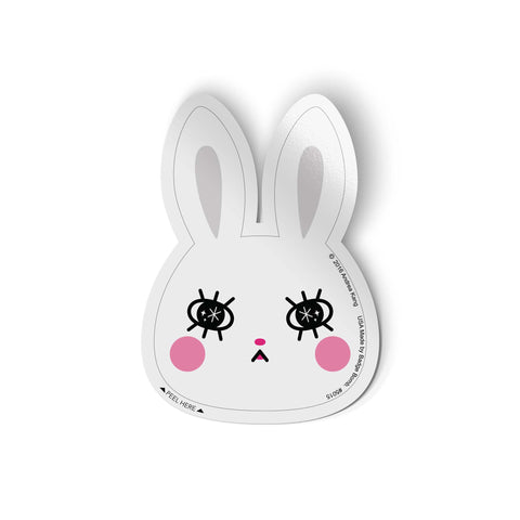 White Bunny Sticker
