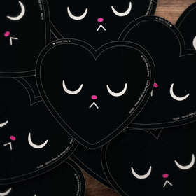 Black Heart Sticker