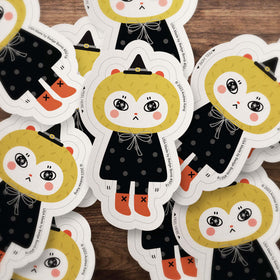 Witch Bear Sticker
