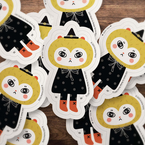 Witch Bear Sticker