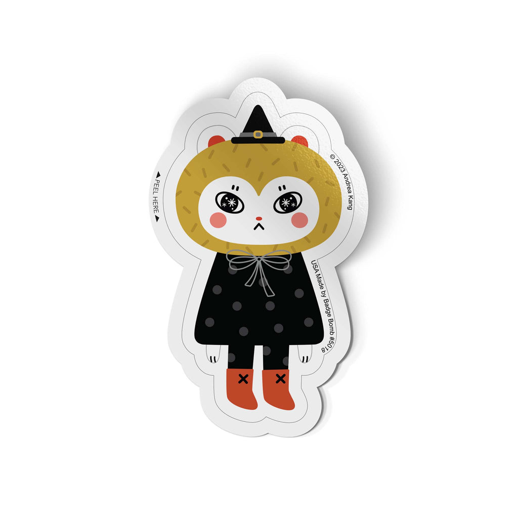 Witch Bear Sticker