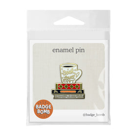 Book Lover Enamel Pin