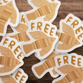 Free Bird Sticker