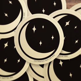 Crescent Moon Sticker
