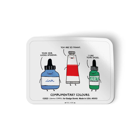 Complimentary Colours Sticker