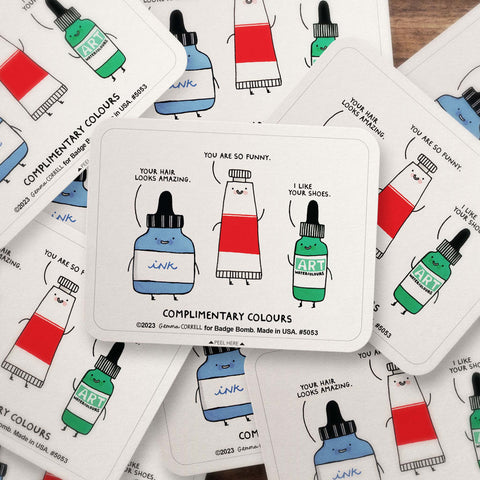 Complimentary Colours Sticker