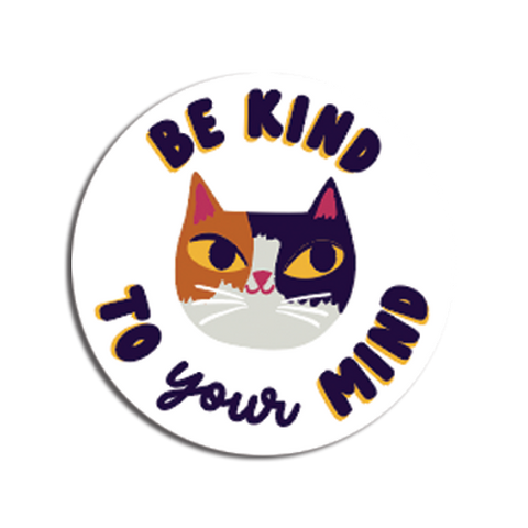 Allison Cole Illustration - Be Kind To Your Mind 1.25" Button