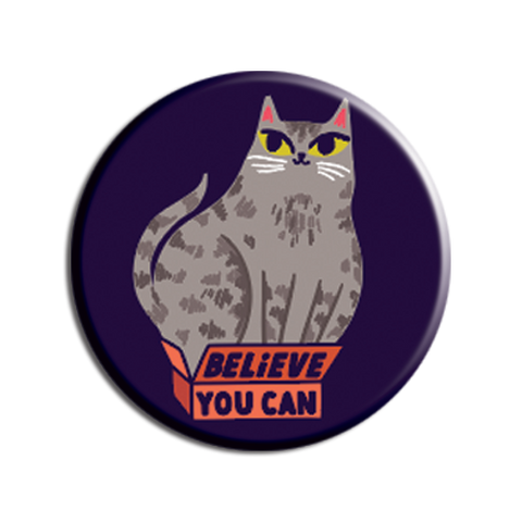 Allison Cole Illustration - Believe You Can 1.25" Button