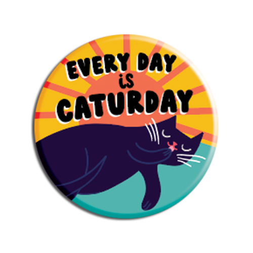 Allison Cole Illustration - Caturday 1.25" Button