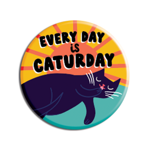 Allison Cole Illustration - Caturday 1.25" Button