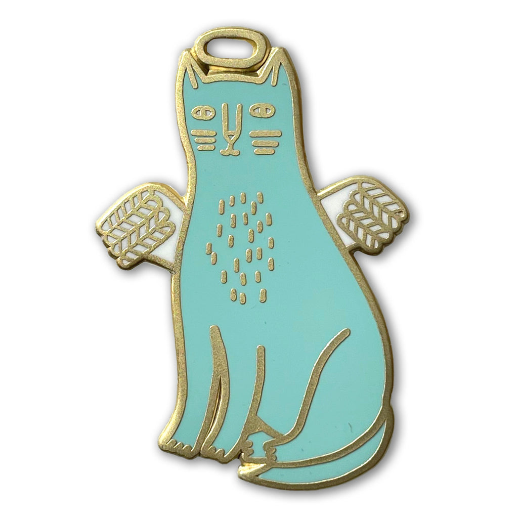 Angel Cat Enamel Pin