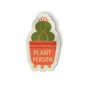 Plant Person Cactus Sticker