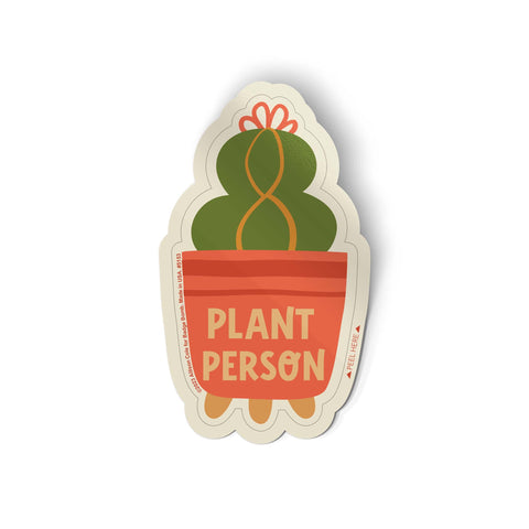 Plant Person Cactus Sticker