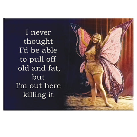 I'm Killin It Fairy Rectangle Magnet