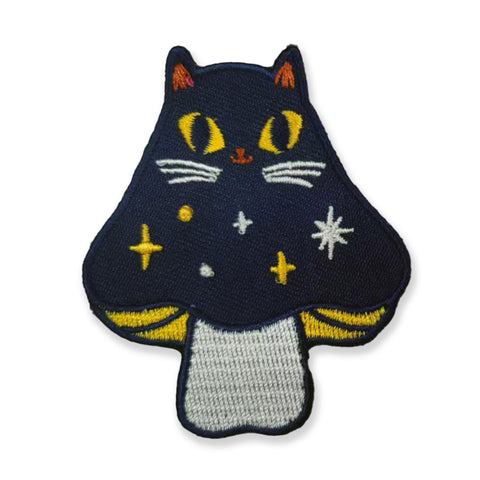 Cosmic Mushroom Cat Patch