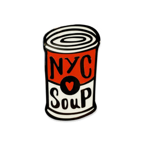 NYC Soup Can Enamel Pin