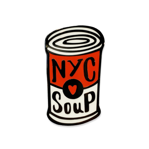 NYC Soup Can Enamel Pin