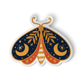 Cosmic Moth Sticker