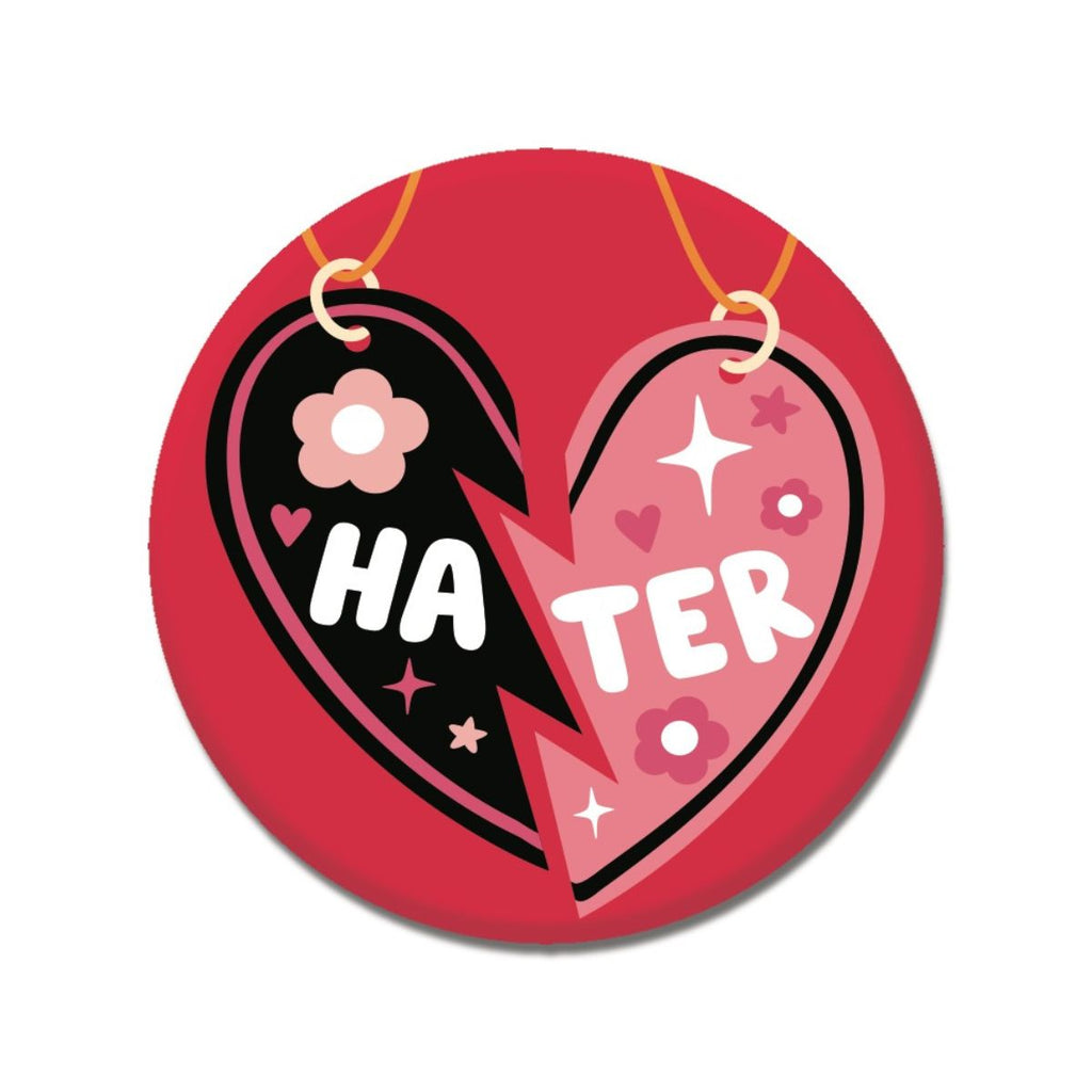 Hater Broken Heart 1.25" Button