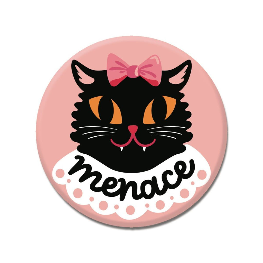 Menace Cat 1.25" Button