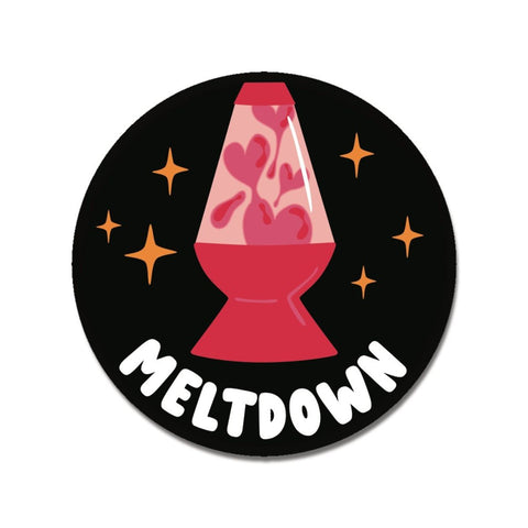 Meltdown Lava Lamp 1.25" Button