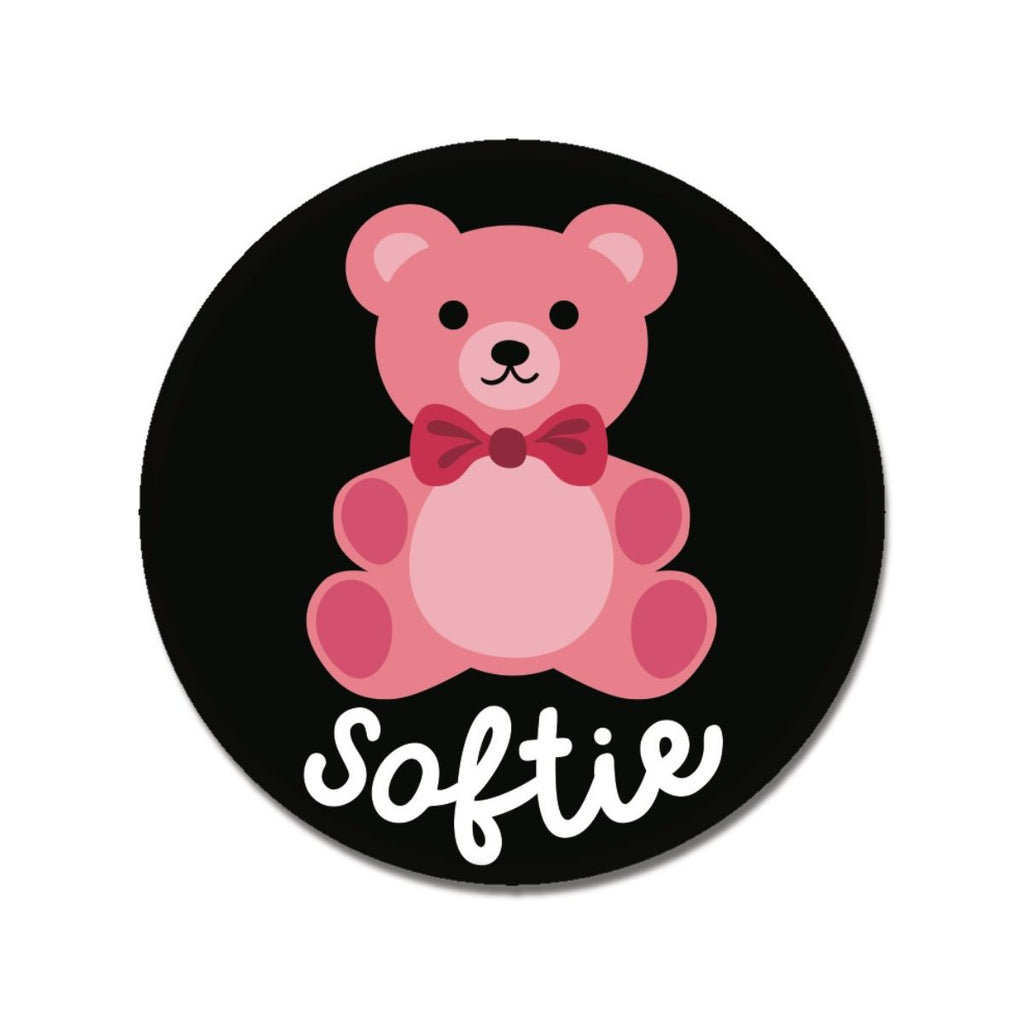 Teddy Bear Softie 1.25" Button