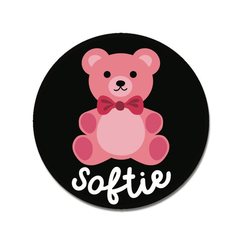 Teddy Bear Softie 1.25" Button