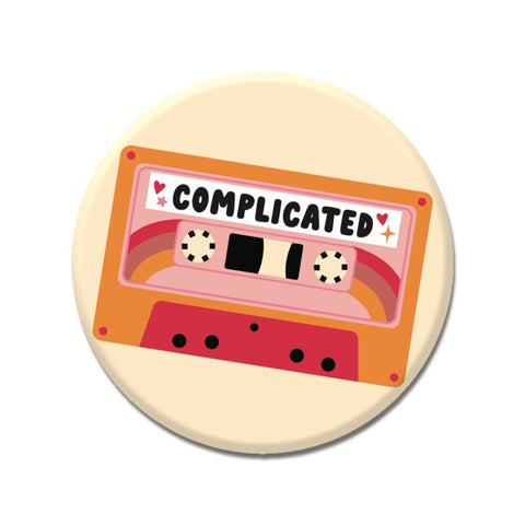 Complicated Mix Tape 1.25" Button