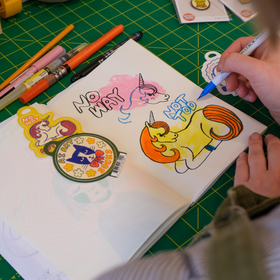 No Way Not Today Unicorn Sticker