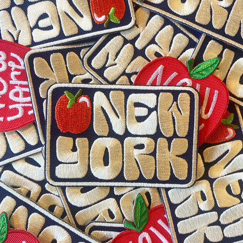 New York Apple Rectangle Patch