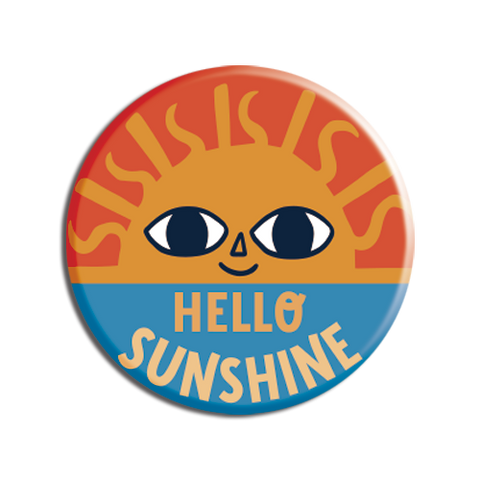 Allison Cole - Cosmic Hello Sunshine 1.25" Button