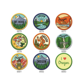 Oregon 1.25" Button Box