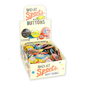 Bad At Sports 1.25" Button Box