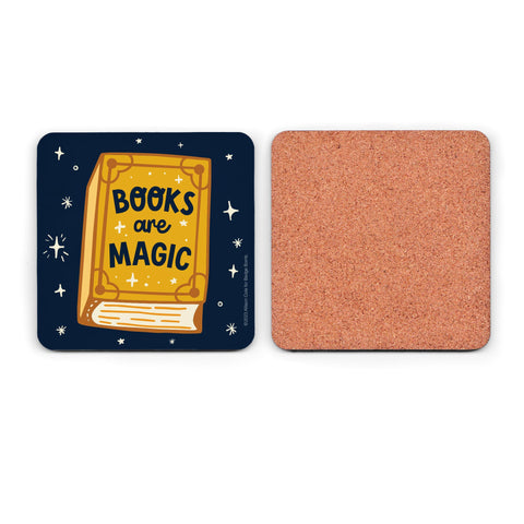 Books Are Magic Coaster