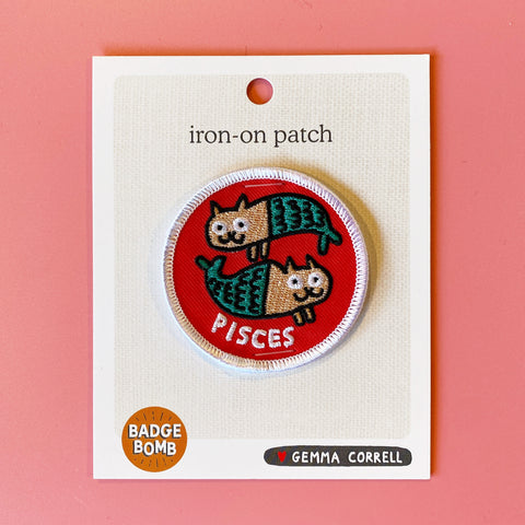 Pisces Catstrology Cat Patch