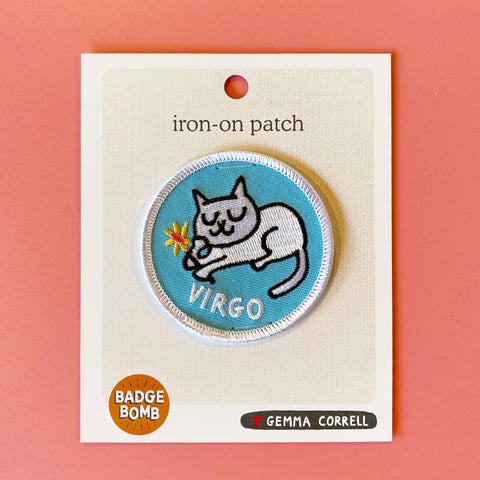 Virgo Catstrology Cat Patch