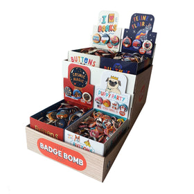 Feline Flair 1.25" Button Box