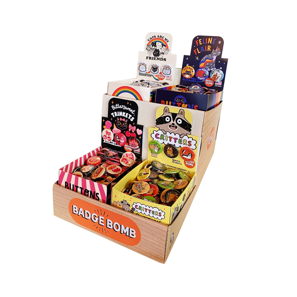 4-Box Button Display