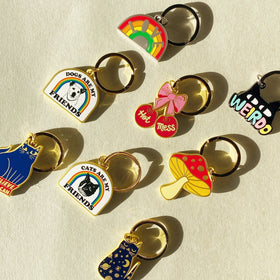 Cats Are My Friends Keychain
