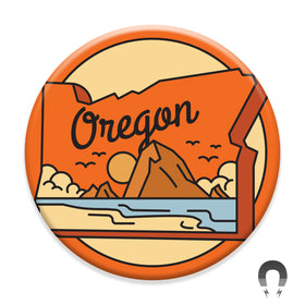 Oregon Coast Haystack Rock Magnet