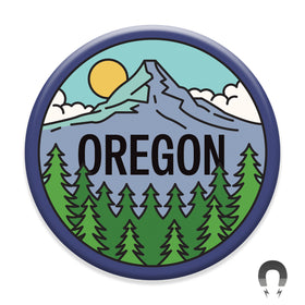 Oregon Mountain View Magnet
