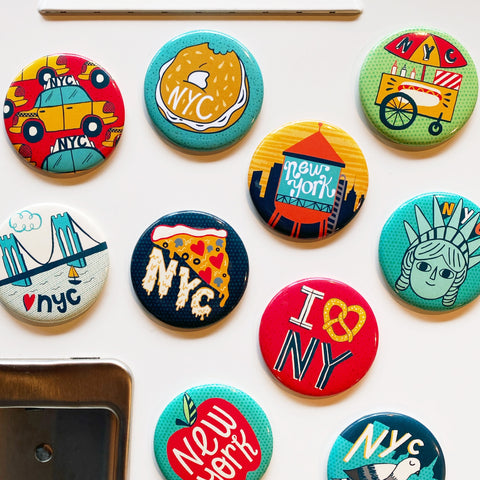 NYC Bagel Magnet