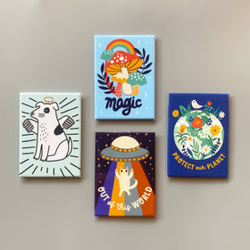 Blessed Dog Rectangle Magnet