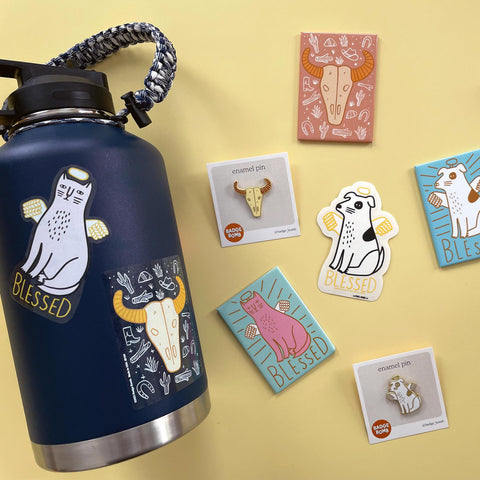 Angel Dog Sticker