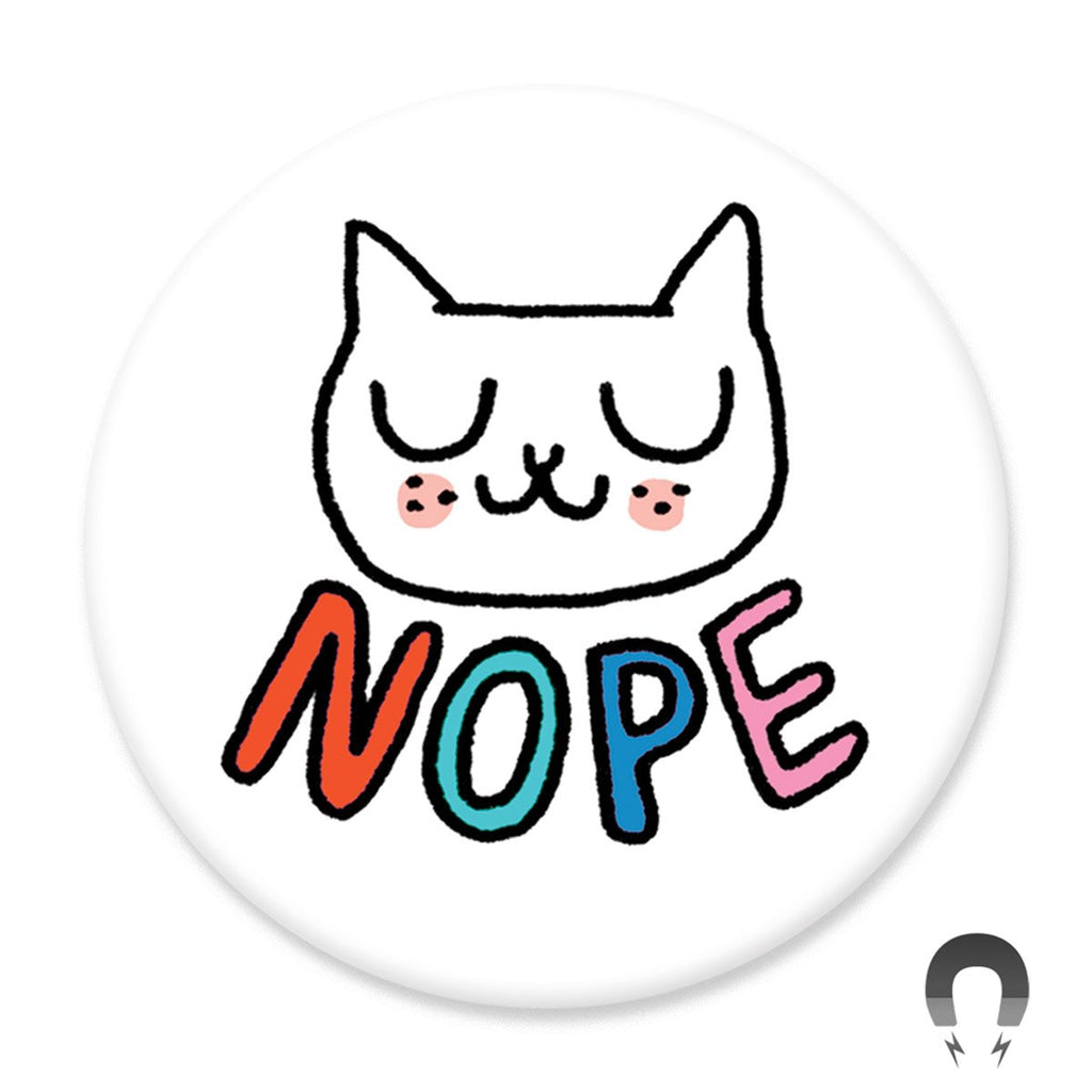 Nope Big Magnet by Gemma Correll